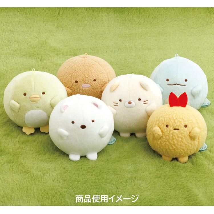 すみっコぐらし ぶらさげまんまるぬいぐるみ ぺんぎん? たぬきの