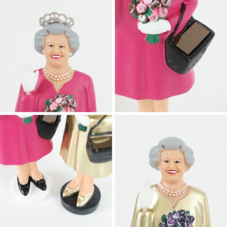 KIKKERLAND（キッカーランド） エリザベス 女王 人形 ソーラーパネル