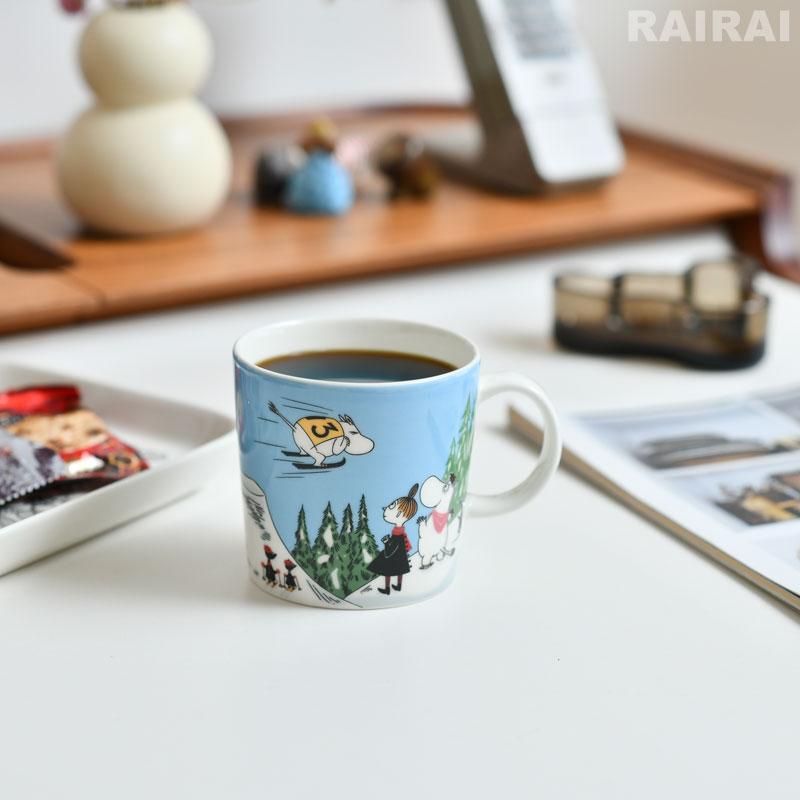 ARABIA（アラビア） ムーミン マグカップ 300ml スキージャンピング