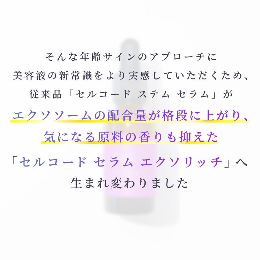 CELL CODE（セルコード） 2本セット 美容液 ヒト幹細胞 エクソソーム