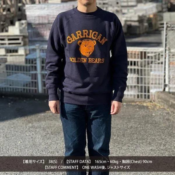 WAREHOUSE（ウエアハウス） 409 GARRIGAN ラグランスウェット スエット
