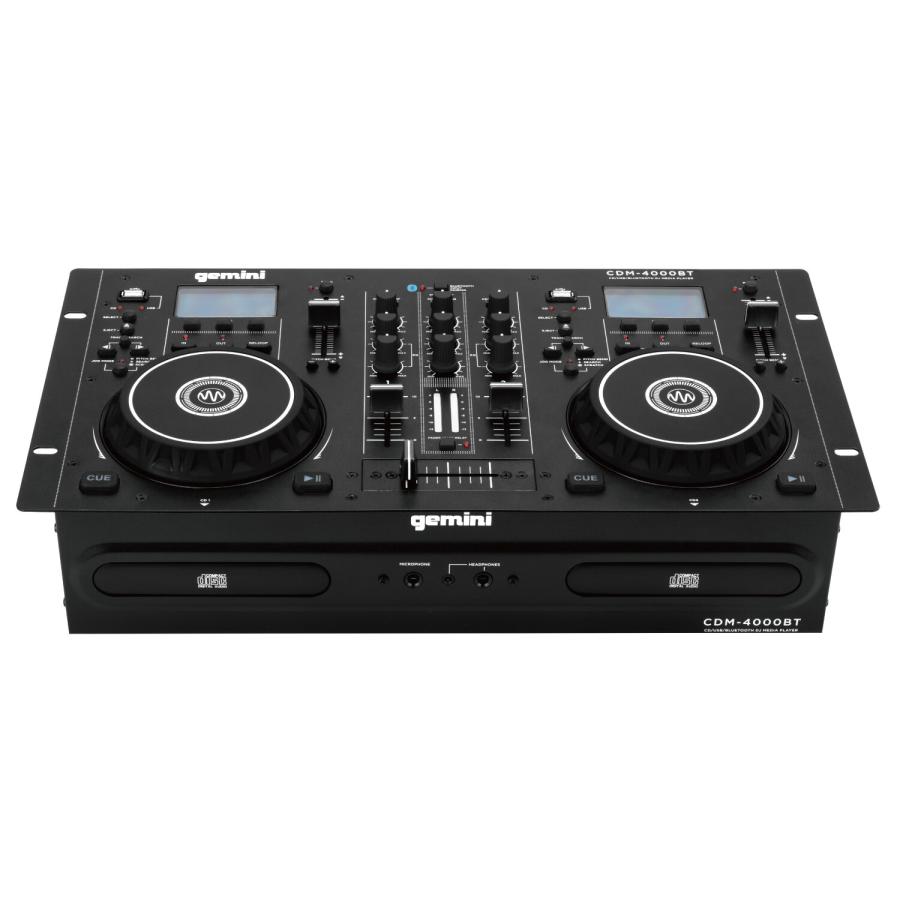 送料無料) gemini ジェミナイ CDM-4000BT オールインワンCDJコンソール