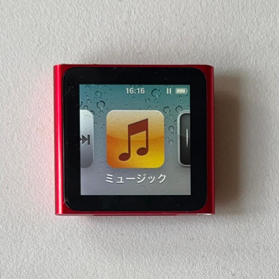 iPod nano Apple 第6世代（8GB）プロダクトレッド：MC693J/A : Centro