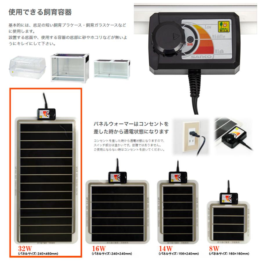 三晃商会 パネルウォーマー 32W 小動物 爬虫類 パネルヒーター 保温
