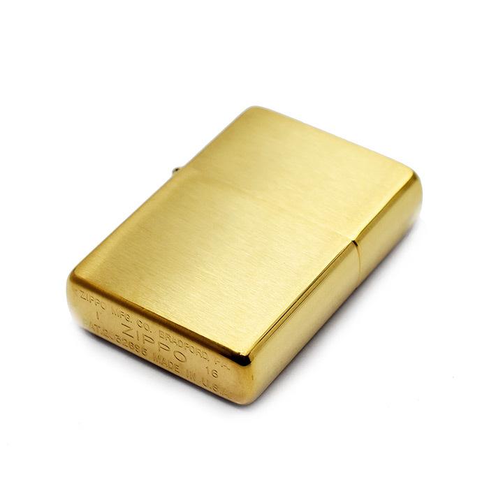 ZIPPO（ジッポー） ブラス Brushed Brass フラットトップ 1937 ブラス