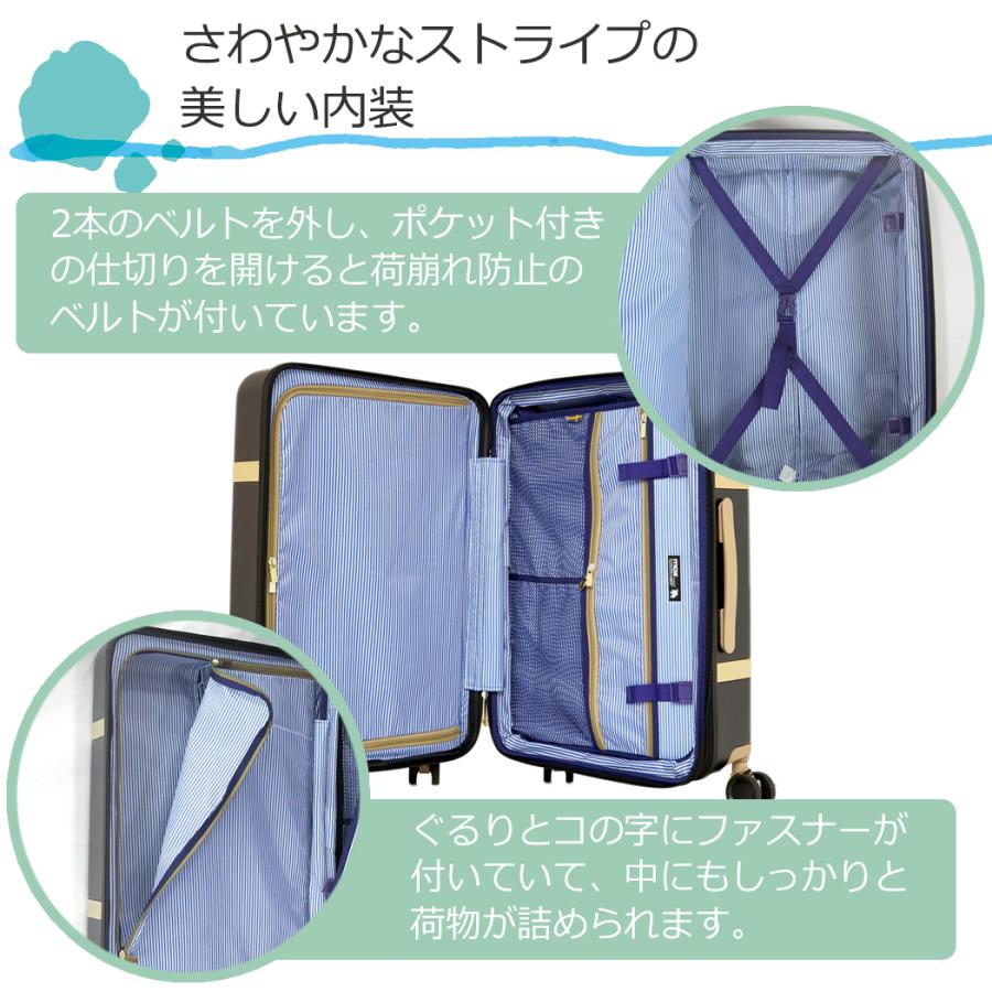 moz（モズ） ポイント5倍 修学旅行 キャリーケース 可愛い スーツ