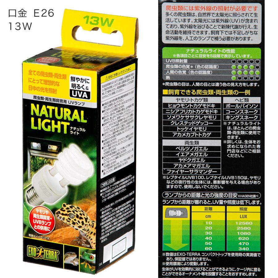 GEX（ジェックス） 交換球 エキゾテラ ナチュラルライト 13W 口金