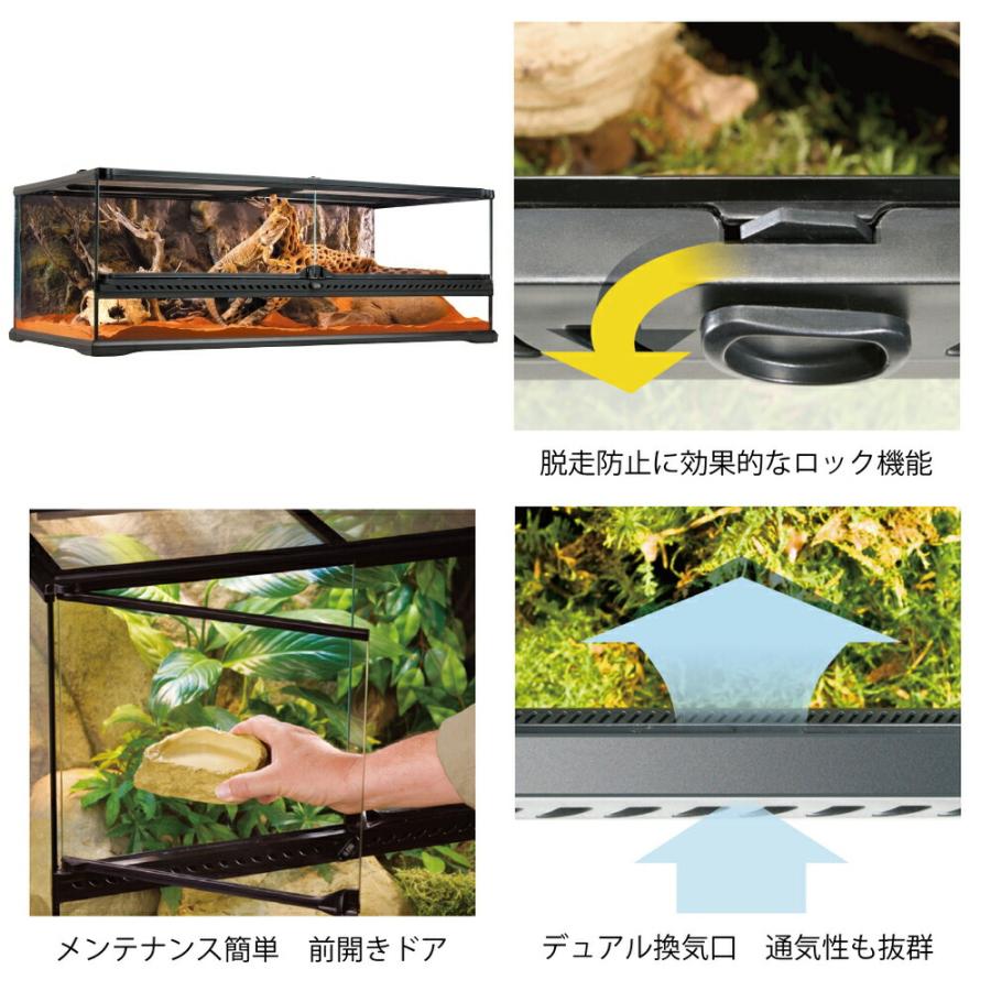 GEX（ジェックス） （大型）爬虫類ケージ エキゾテラ グラステラリウム