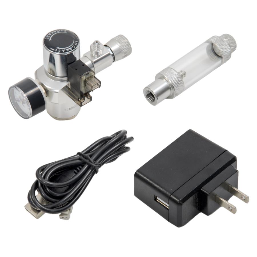 クリスタルアクア CO2レギュレーター スピコン・電磁弁