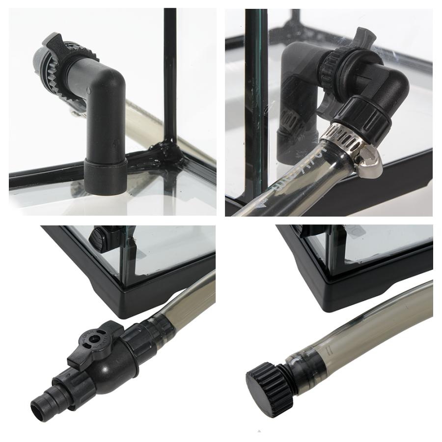 Leaf Corp 爬虫類ケージ テラスペース 21×21×20cm 穴あり