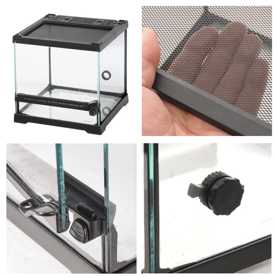 Leaf Corp 爬虫類ケージ テラスペース 21×21×20cm 穴あり