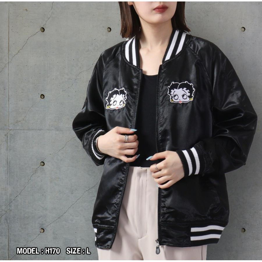 BETTY BOOP（ベティ ブープ） ベティちゃん スカジャン 刺繍 長袖