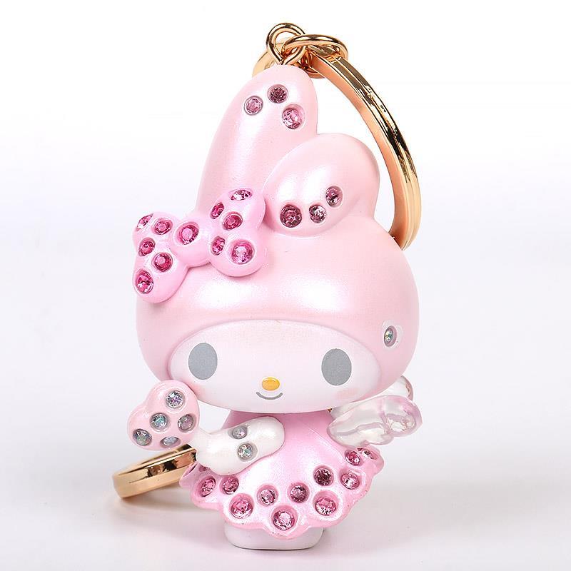 マイメロディ エンジェルキーホルダー 天使 キラキラ かわいい