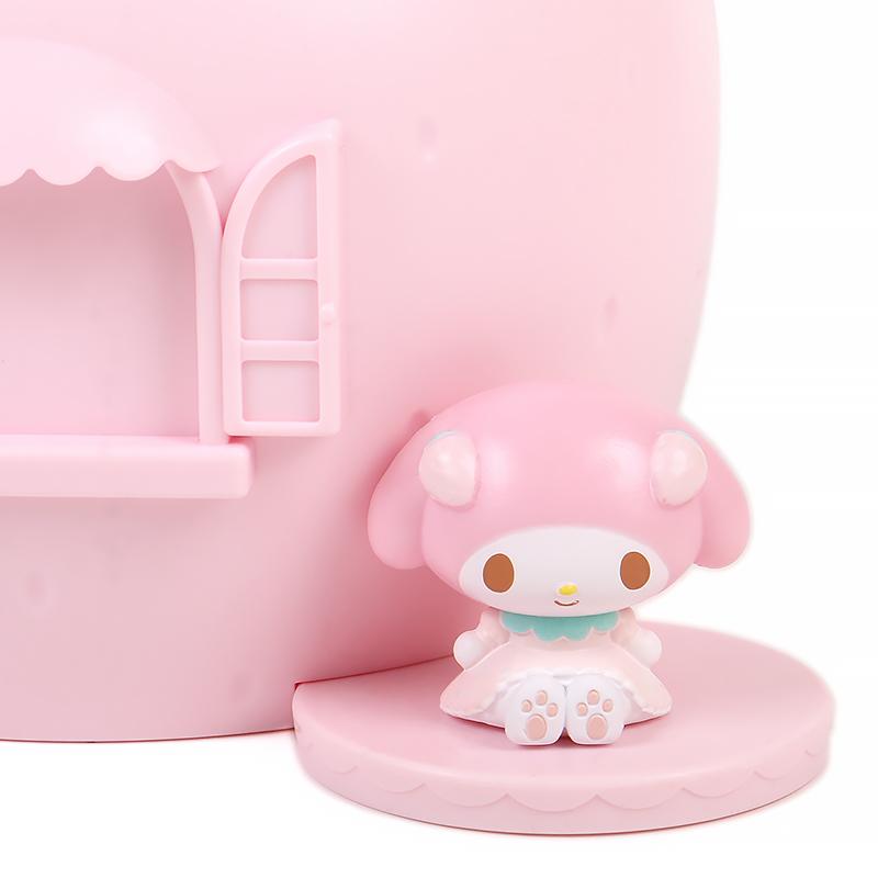 マイメロディ 貯金箱 いちご ハウス形 コインバンク 紙幣OK かわいい