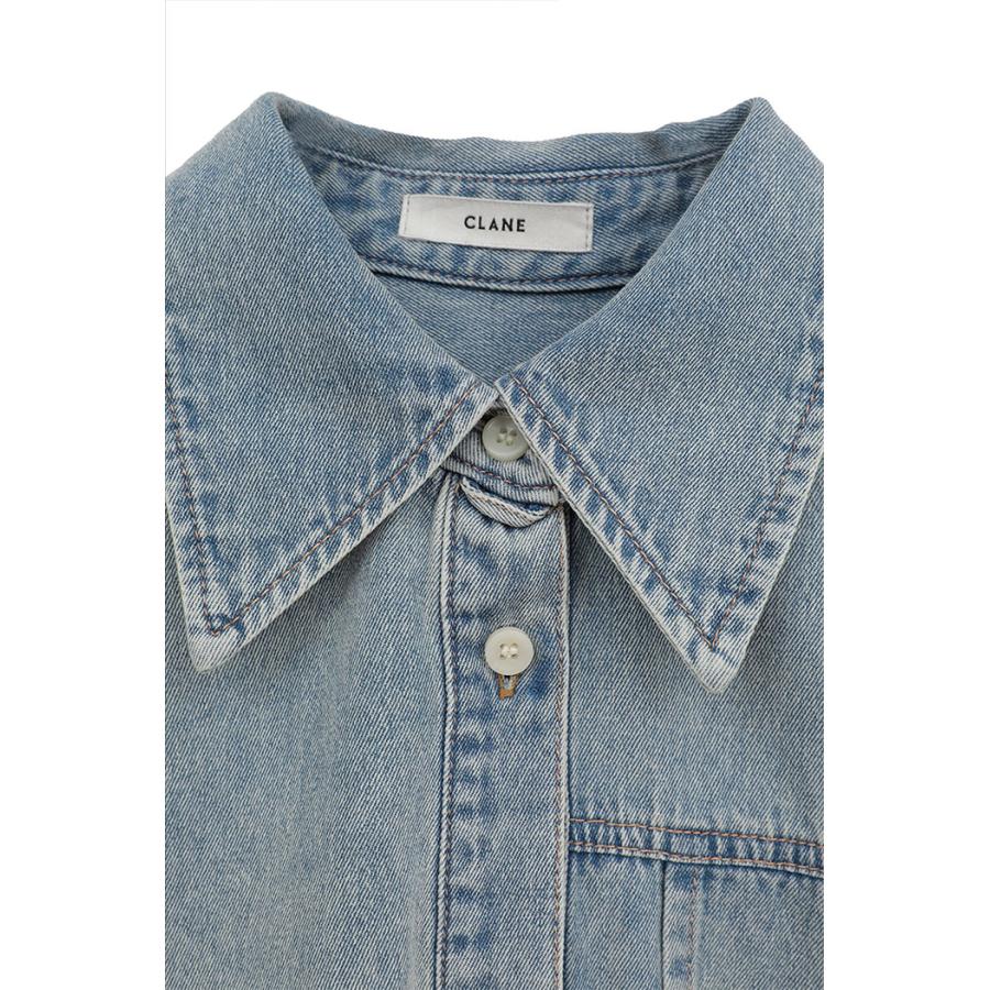CLANE（クラネ） 正規商品トップス コンパクト デニムシャツ COMPACT