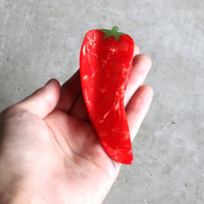 ククシュゼット 正規商品 ヘア アクセ クリップ 野菜 個性的 かわいい