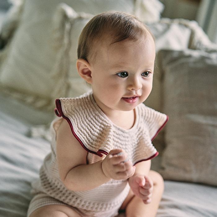 MARLMARL ニット ロンパース | マールマール knit frill rompers