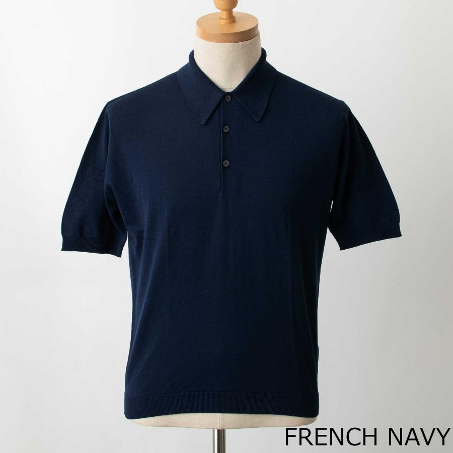 JOHN SMEDLEY（ジョンスメドレー） メンズ 半袖 ニットポロシャツ ISIS