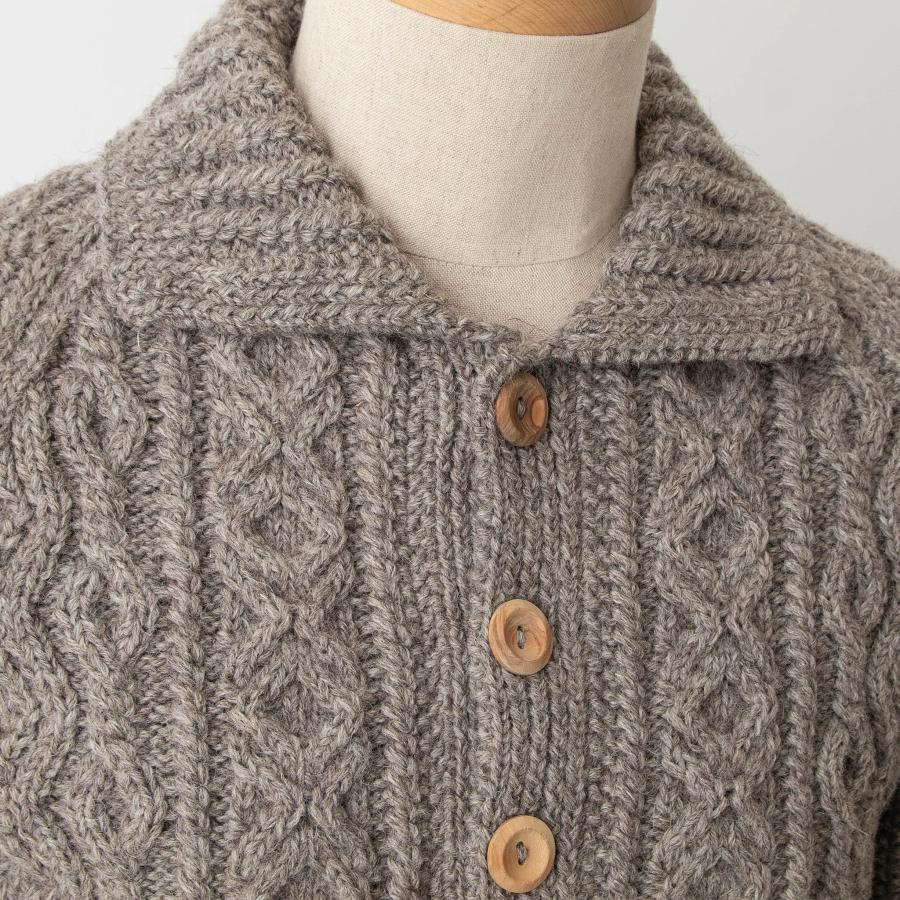 INVERALLAN（インバーアラン） 長袖ニットカーディガン SHETLAND