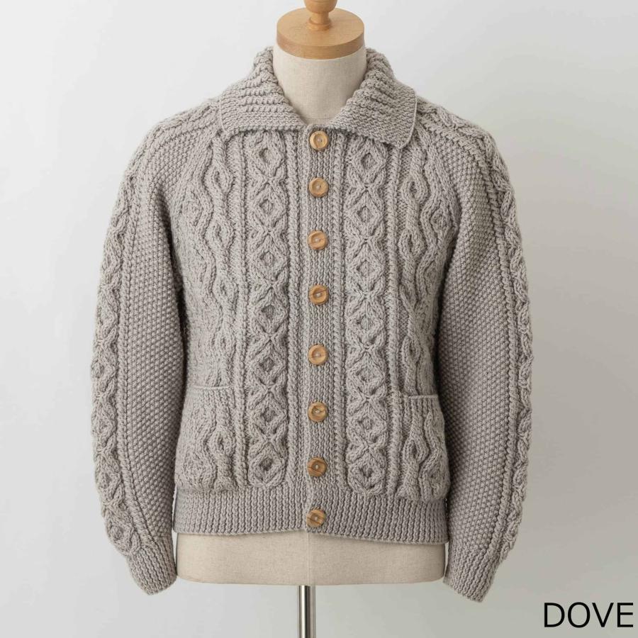 INVERALLAN（インバーアラン） 長袖ニットカーディガン ARAN LUMBER