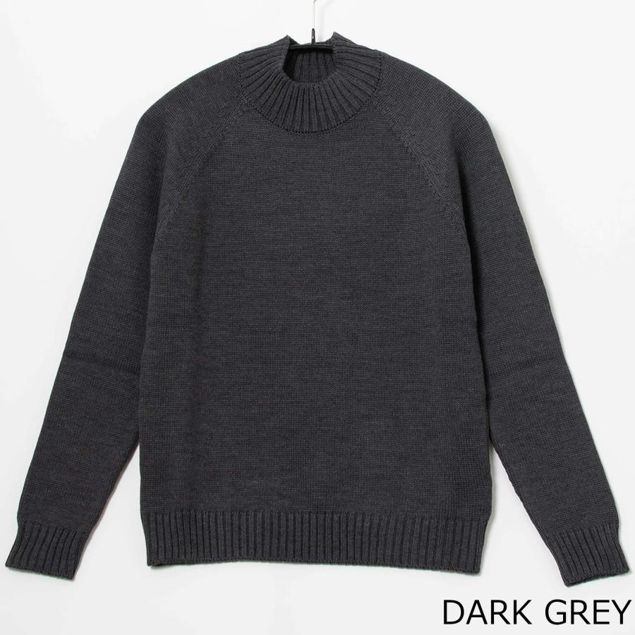 ZANONE（ザノーネ） モックネック長袖ニット LUPO RAGLAN SLIM FIT