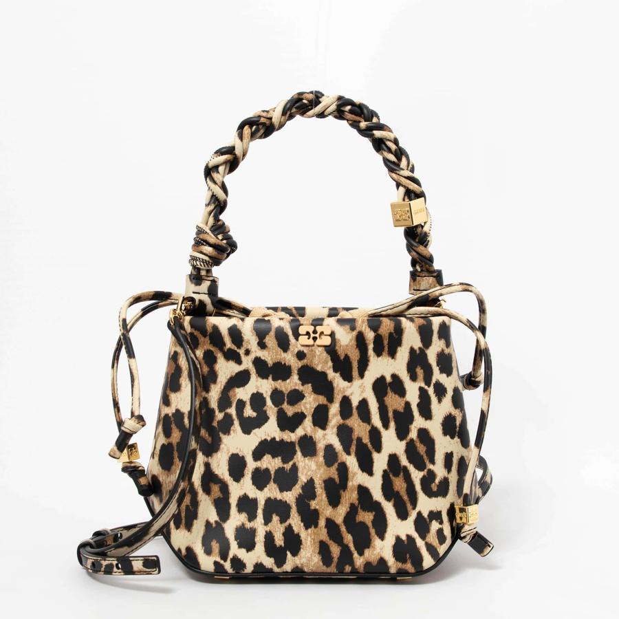 GANNI（ガニー） バッグ 2WAYハンド/ショルダーバッグ レオパード