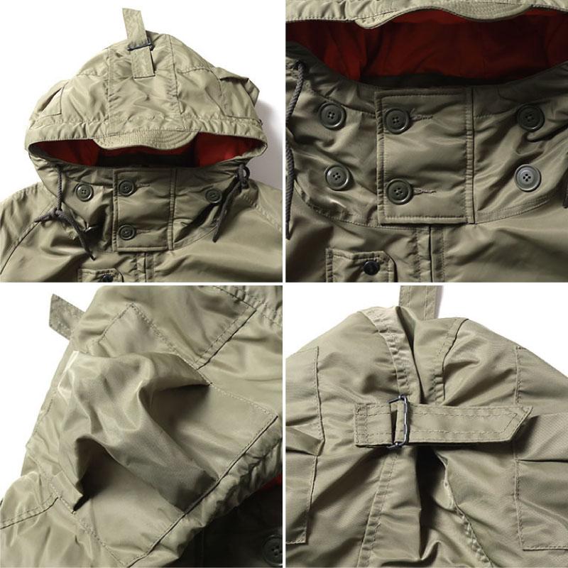 HOUSTON（ヒューストン） ミリタリースモックパーカー 中綿ジャケット