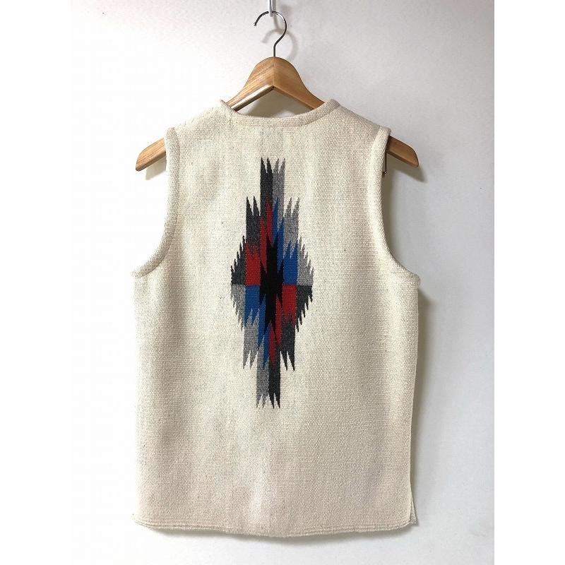 ORTEGA'S（オルテガ） チマヨベスト 36サイズ ホワイト スクエア