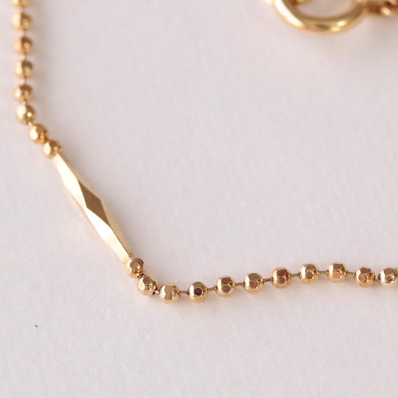 中古 La Germa ラ・ゲルマ 医協 ネックレス チェーン ゴールド K18