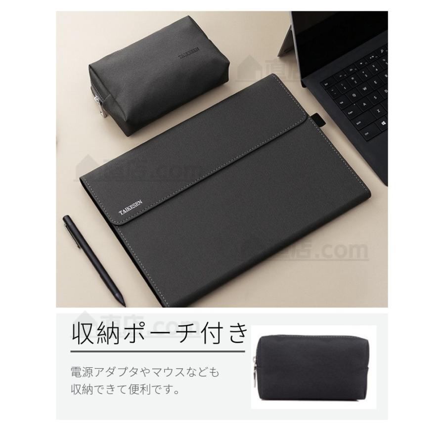 Surface Microsoft Go 4 3 2 ケース Pro 8 7+7654用保護レザーケース