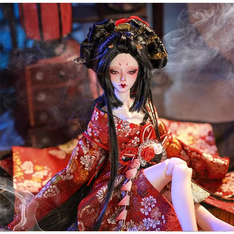 BJD 1/4ドール本体 綾香（Ayaka）和風花魁・芸者 球体関節人形