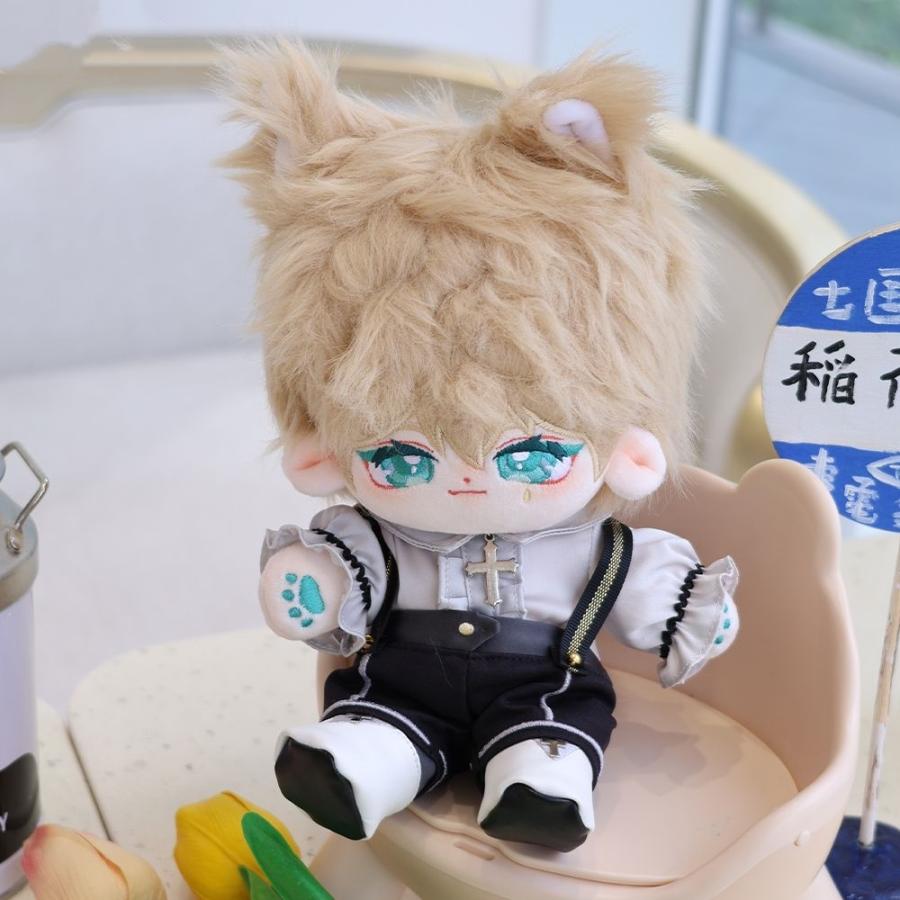 無属性 ぬいぐるみ 20cm 着せ替えぬいぐるみ 獣耳付け男の子 凌雲 着せ