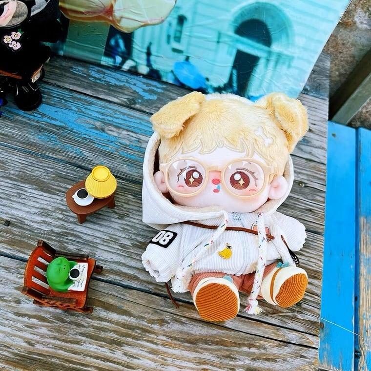 20cm・15cmぬい服】軽量カジュアルメガネ 20cm 15cmぬいぐるみ用 着せ