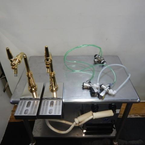 2023年製 ニットク 2口 ビールサーバー BSE-25W ドラフトタワー仕様