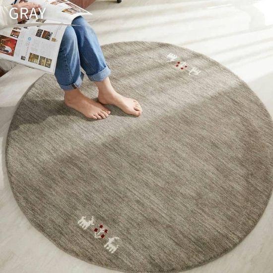 選べる6色 ギャッベ ラグマット 円形 120cm GABBEH ギャベ ラグ マット