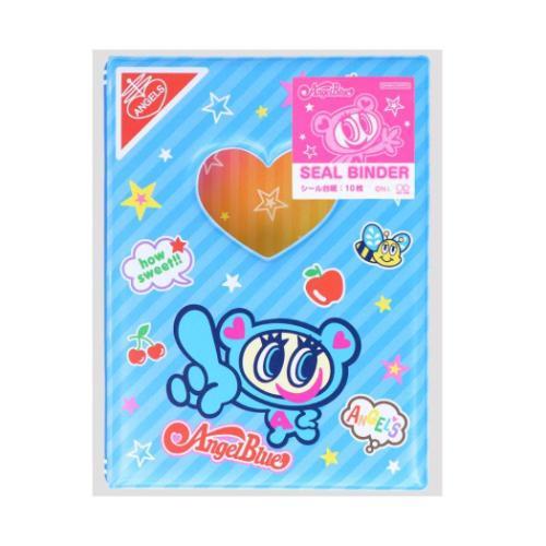 サンスター文具 シール帳 Angel Blue エンジェルブルー シール手帳