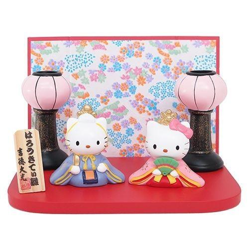 sanrio（サンリオ） ひな祭り ハローキティ 雪洞付ミニ雛人形 吉徳