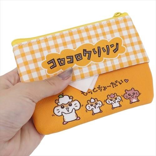 コロコロクリリン グッズ ミニポーチ キャラクター ティッシュポーチ
