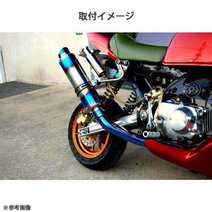 CKカスタム マフラー 銀 極太 エキパイ ステンレス レーシング