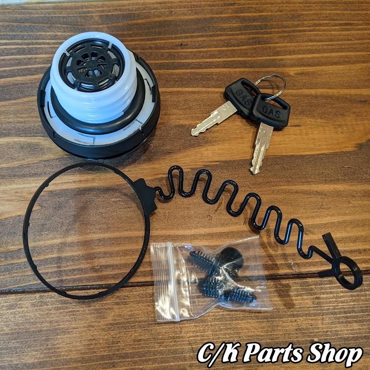 ガスキャップ キー付き ブラック テザー JB64/JB74 ジムニー ジムニー