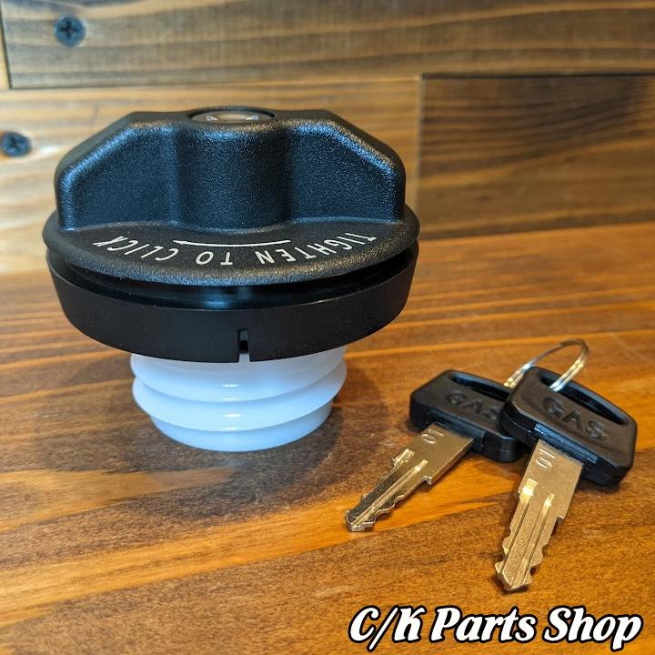 ガスキャップ キー付き ブラック テザー JB64/JB74 ジムニー ジムニー