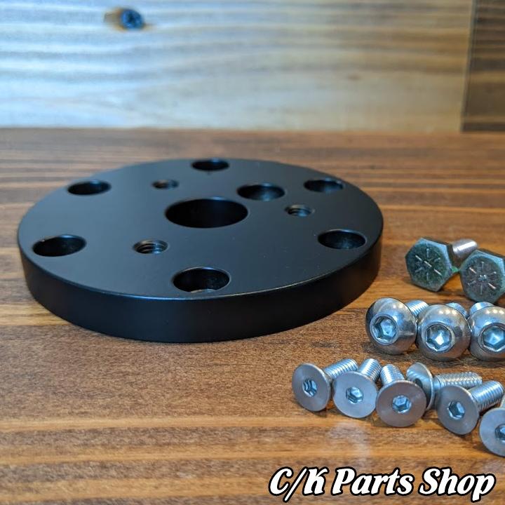 ステアリングホイールアダプター 6ホール→3ホール 変換アダプター