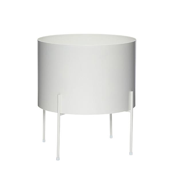 Hubsch(ヒュプシュ) エアリープランターラージ Φ42 ホワイト/ブラック