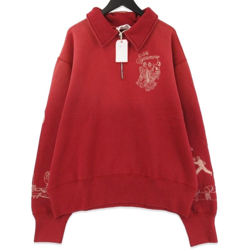 未使用 Samuel Zelig サミュエルゼリグ ?restaurant 1/4 zip ハーフ