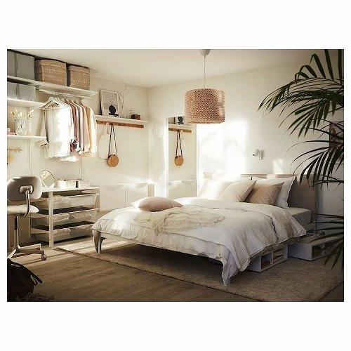 イケア（IKEA） ラグ パイル短 オフホワイト 133x195cm big90425527