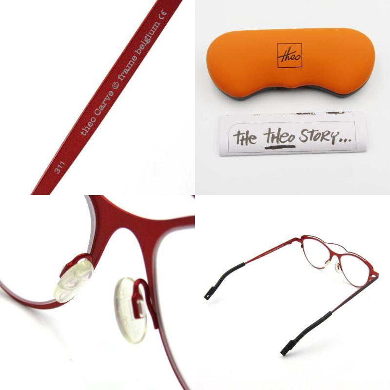 未使用 THEO テオ メガネフレーム Carve ベルギー製 カーヴ フォック