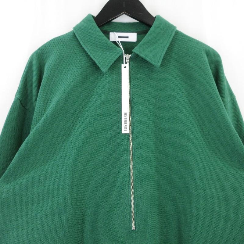 未使用 REVERBERATE リバーバレイト HALF ZIPP PIQUE REV-25SS-RB28