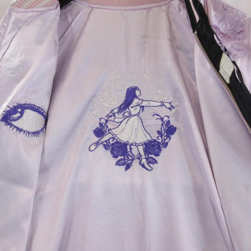 未使用 伊藤潤二 イトウジュンジ スカジャン 誘惑 富江 リバーシブル