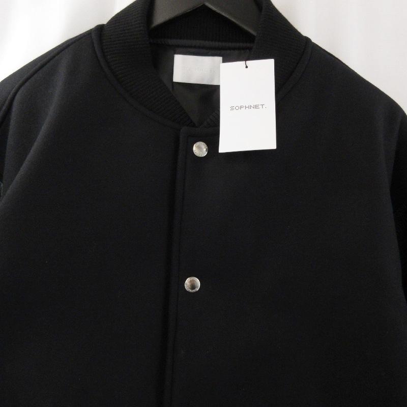 未使用 SOPHNET. ソフネット MELTON LAMBSWOOL VARSITY JACKET SPNT