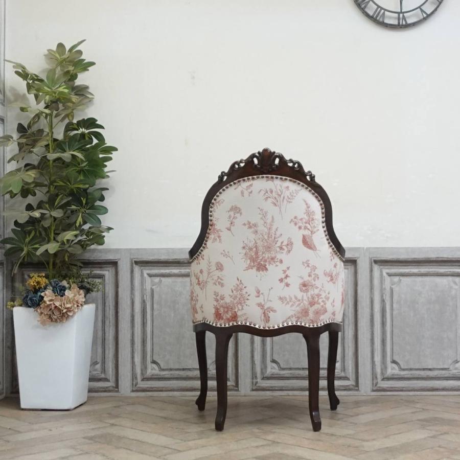 一人掛け ソファ 1人用 ソファー ロココ アームチェア アンティーク